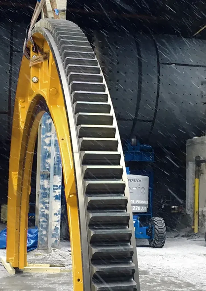 tongli edge drive ball mill big gear detail picture