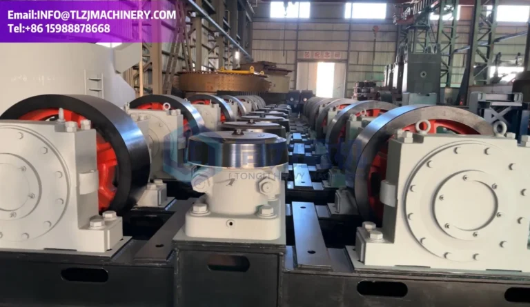 Cement Clinker Rotary Kiln Spare Parts Support Roller Device video cover picture