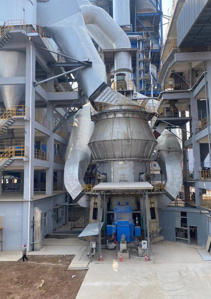 clinker limestone slag coal grinding vertical roller mill detail