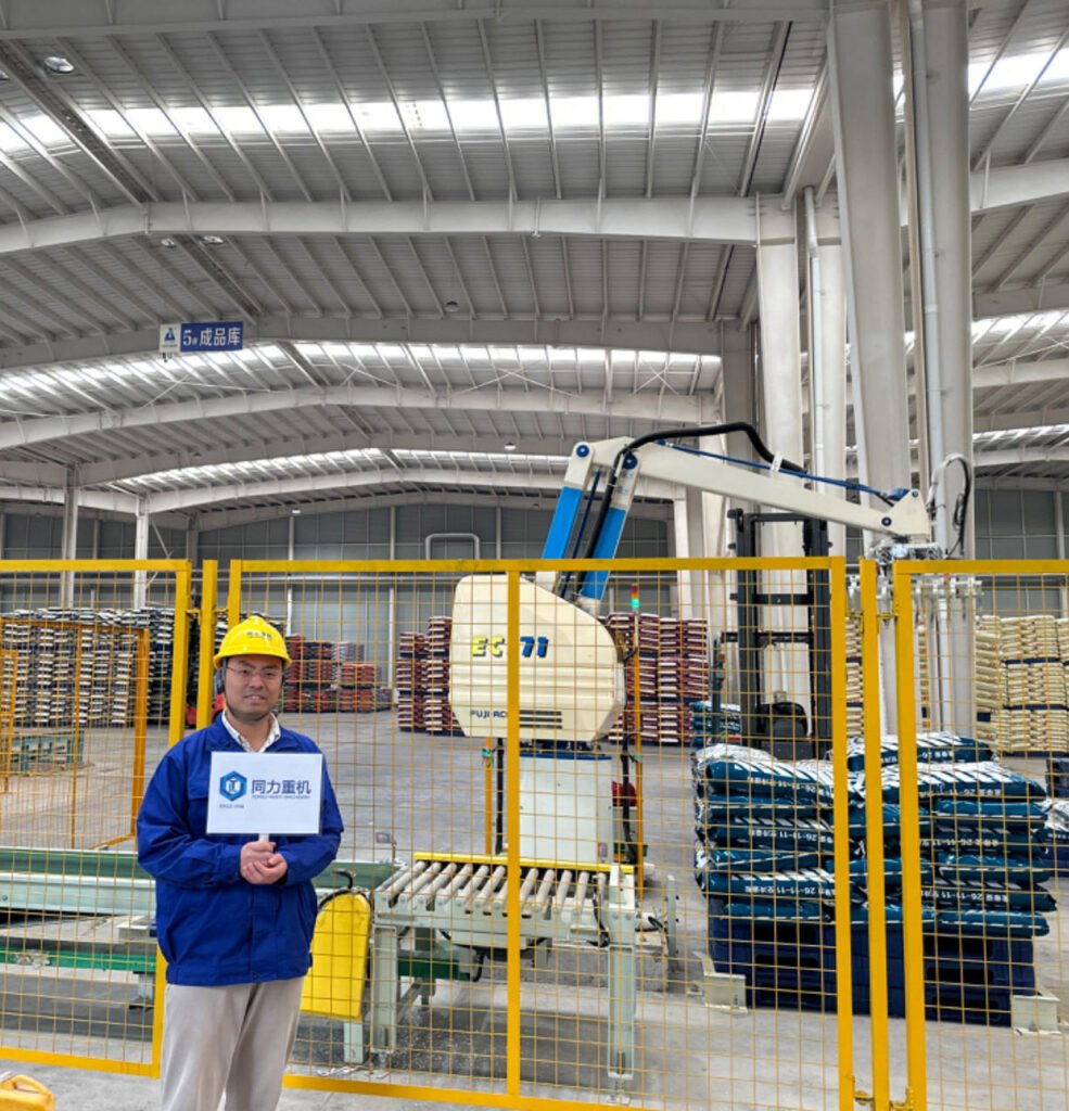 tongli fertilizer automated palletizer