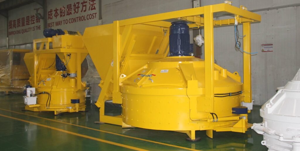 Commercial cement mixer ready for shipping