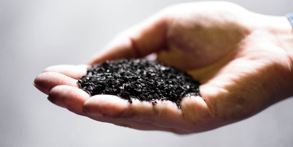 High-Quality Lump Charcoal for BBQ – Black Charcoal Texture Closeup
