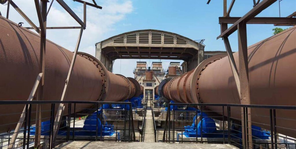 2x5000tpd ordinary portland cement clinker calcination rotary kiln