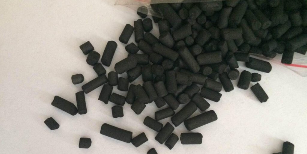 Charcoal Briquettes Stack – Eco-Friendly Fuel Source Image