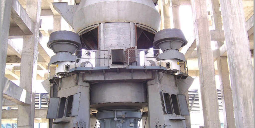 vertical roller mill grinding table and rocker arm