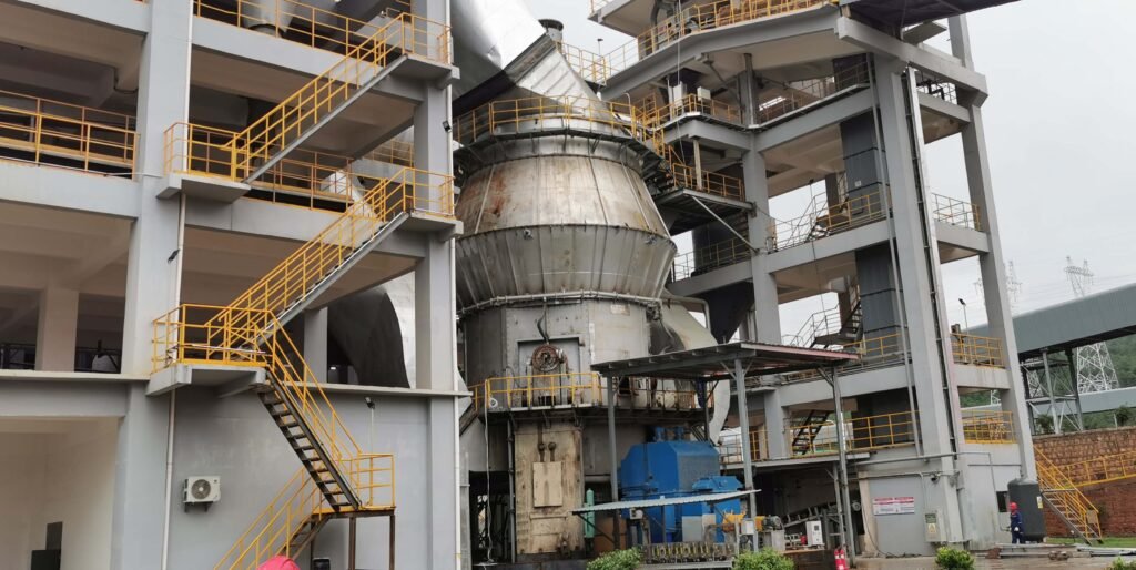 Vertical roller mill grinding station tongli