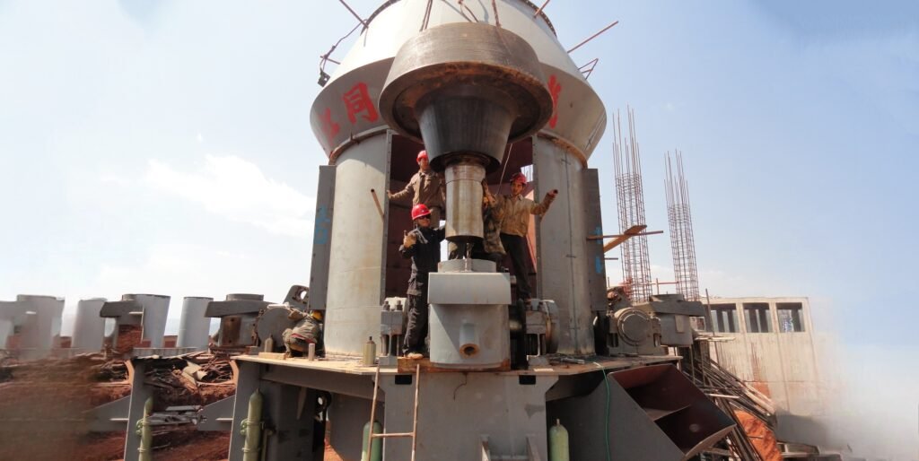TONGLI vertical mill installtaion in progess