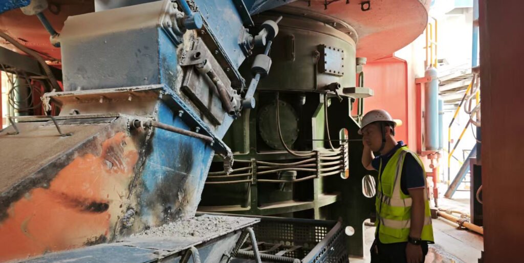 V type powder separator classifier modification