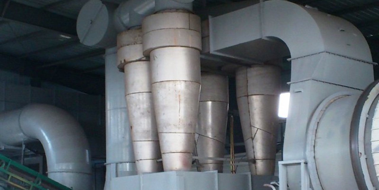Cyclone dust collector cement powder calssification
