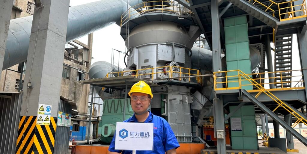 Tongli dry process vertical roller mill cement grinding