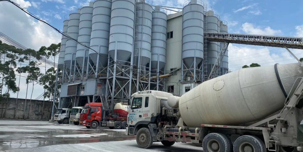 ready to mix concrete batching plant