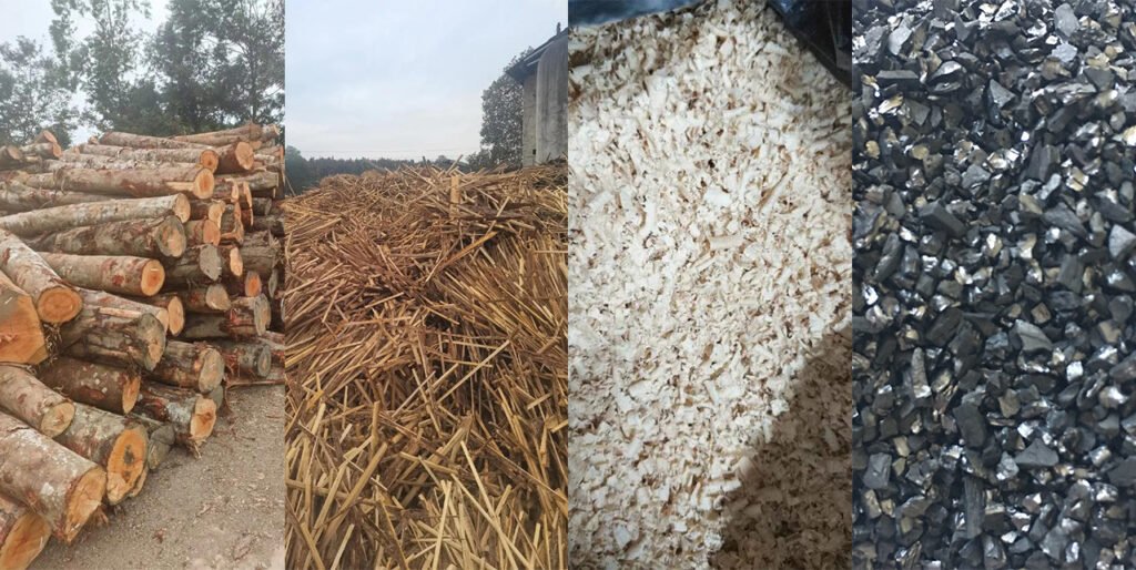 chemical production process of wood activated carbon