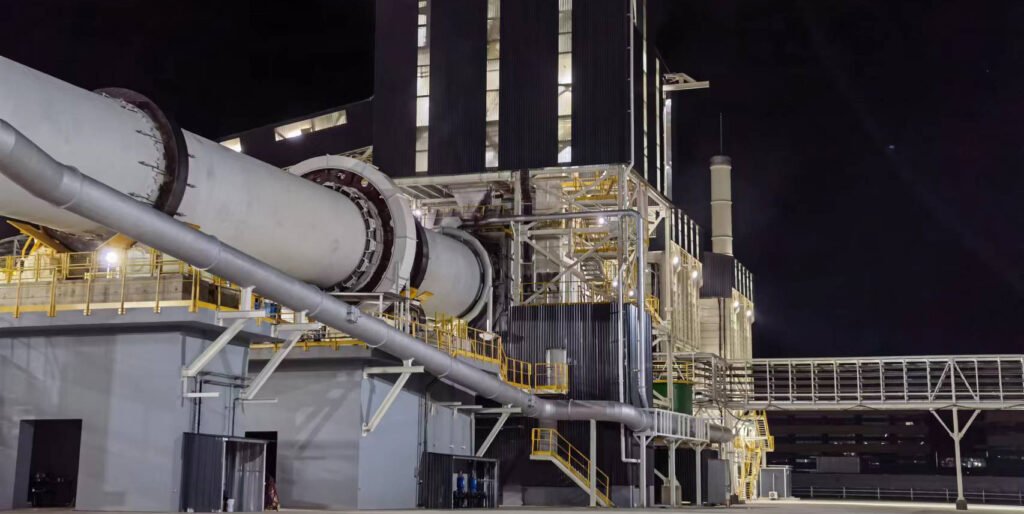 High temperature calcination and mineral phase formation