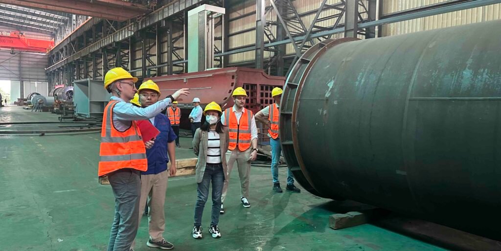rotary kiln shell in warehouse