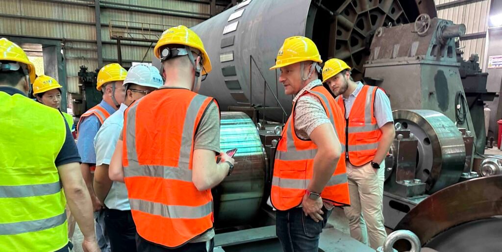 During the installation and commissioning of rotary kiln facrory acceptance test