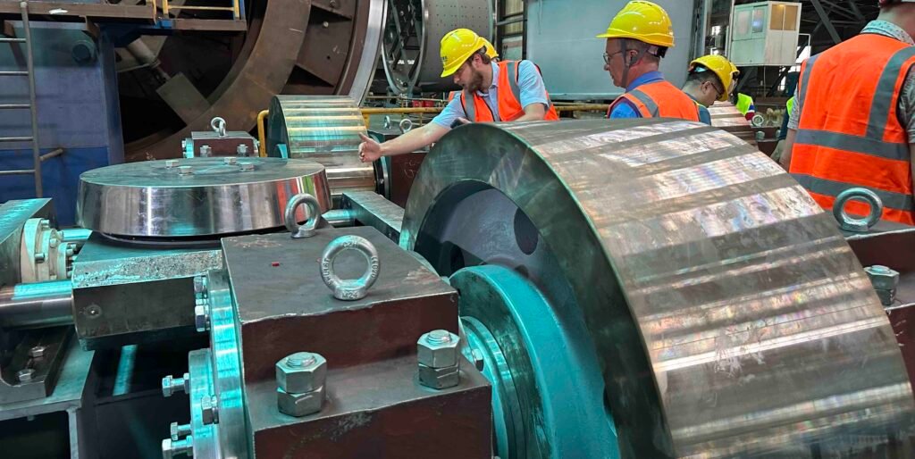 NDT Testing Required in cement industry thrust roller incineration rotary kiln