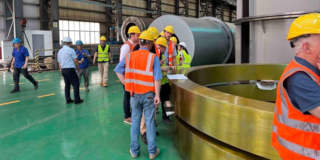 Rotary Kiln: RT for Shell Section Welds and Girth Gear Interfaces