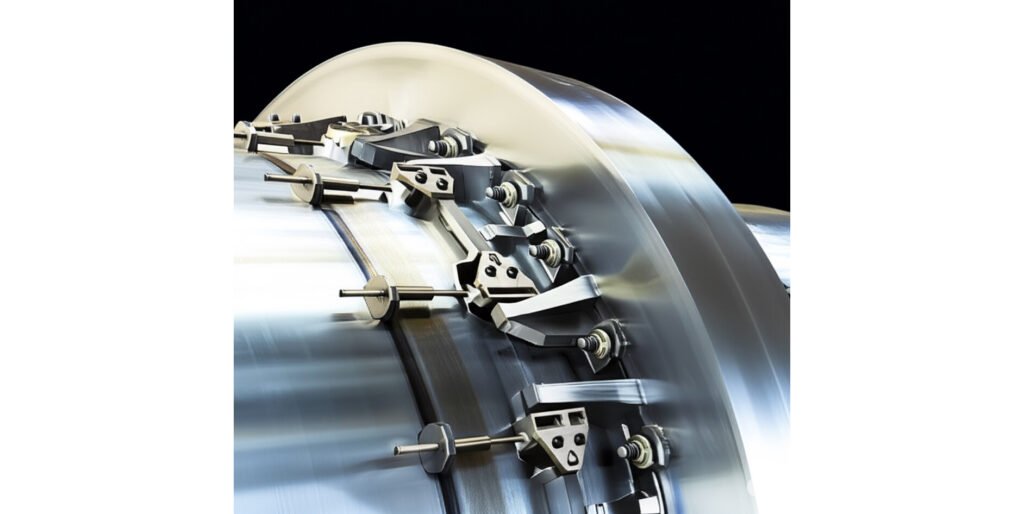 rotary kiln riding ring tengential plate design