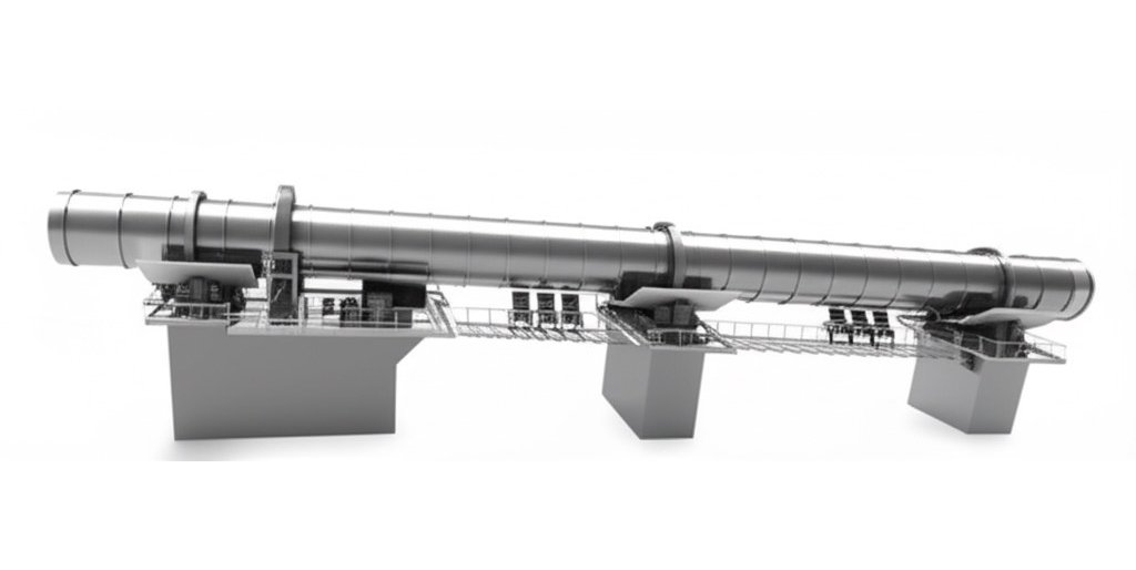 friction drive 2 base rotary kiln