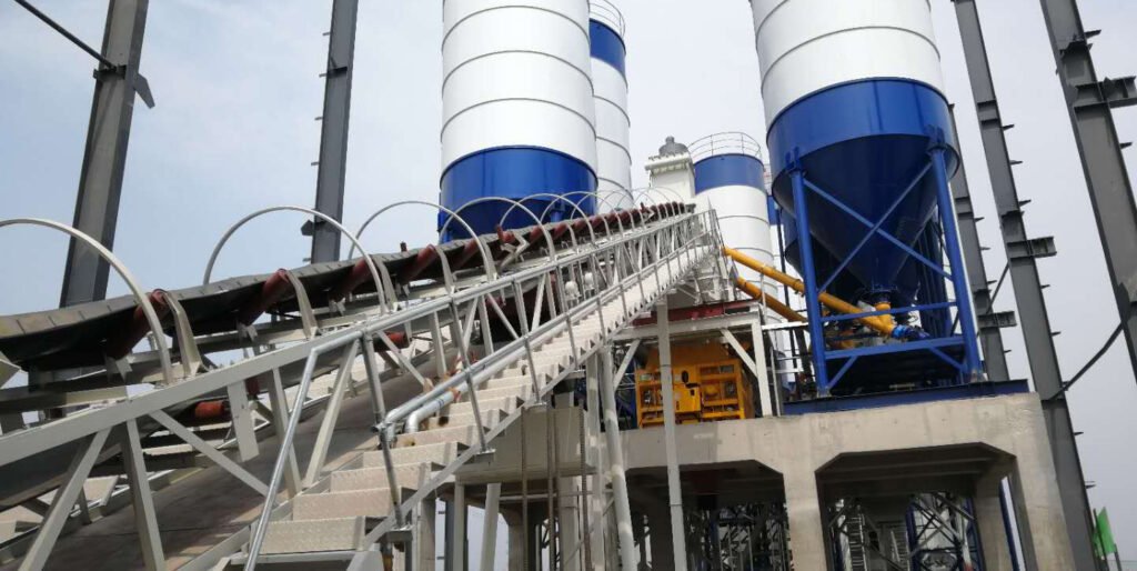 Central concrete mixing plant