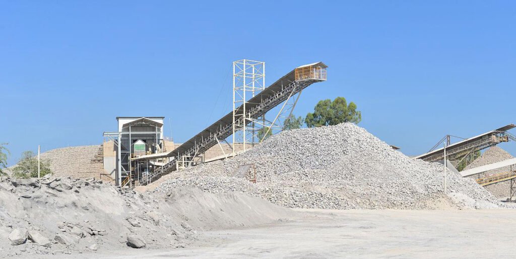 crushed limestone machinery for drive way and pebble