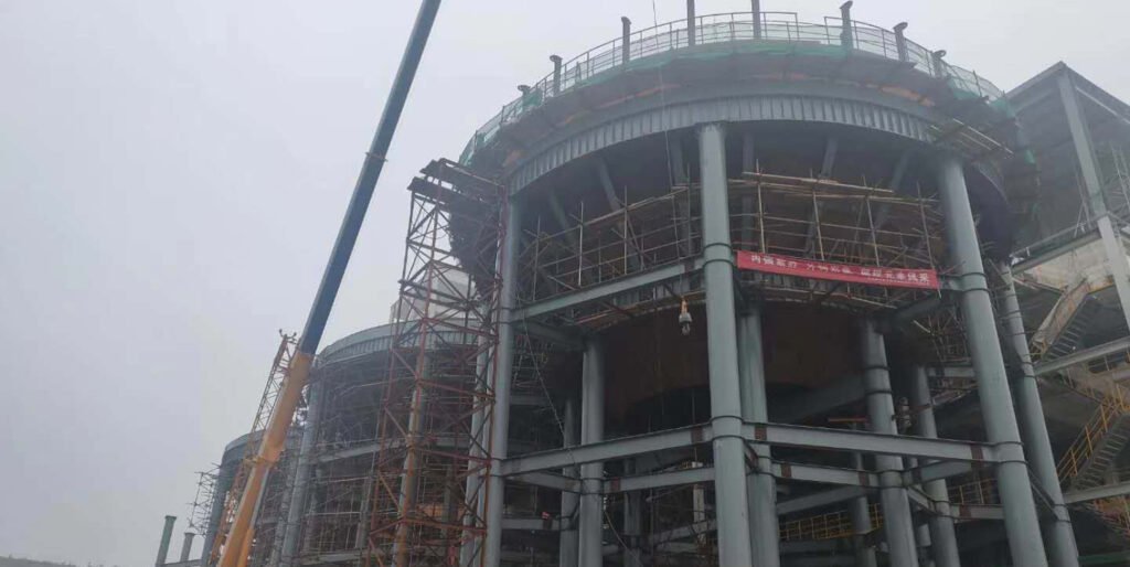 Material selection for fly ash steel silo pre heater in lime calcination plant