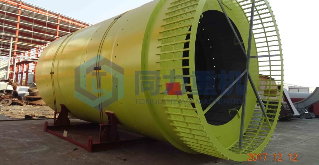 GCT(Tunisian Chemical Group) M'dhilla TSP Plant 4.0x30m Granulation Dryer For Phosphate DAP Drying Project CNCEC