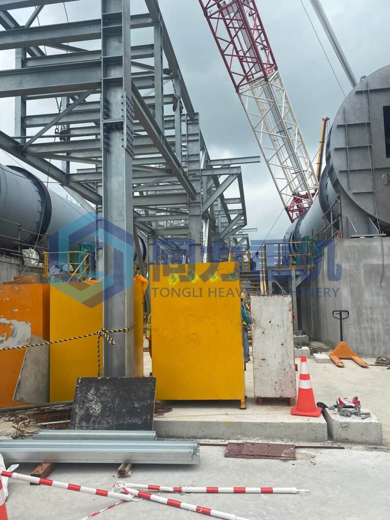 Singapore ECO waste hazardous incineration plant double RFK SCC rotary kiln installed price