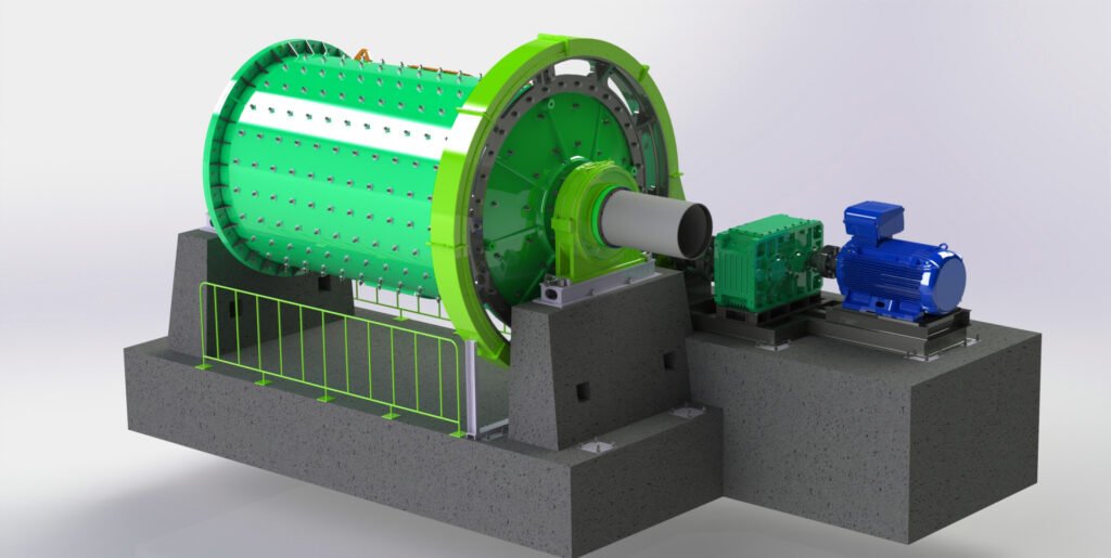 Working mechanism and design features of ball mill