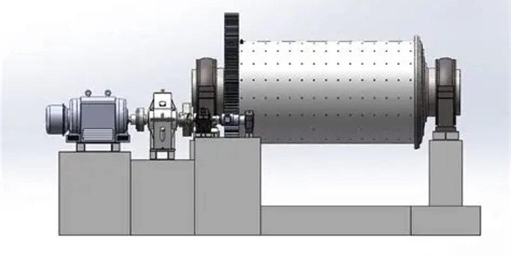 working principle of a rod ball mill
