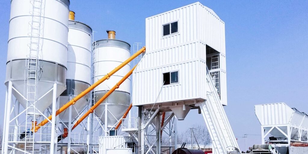 how does a concrete batch plant work