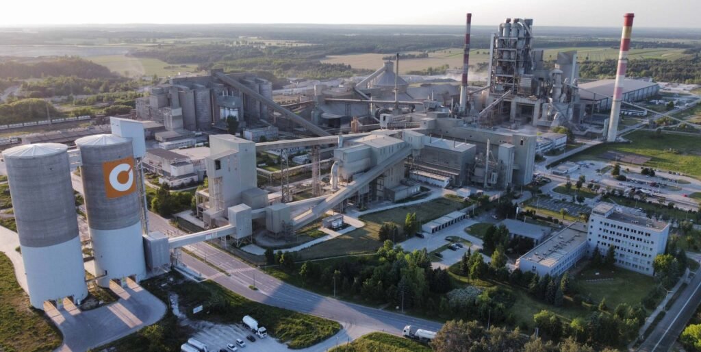 CRH cement plant next to mobruk