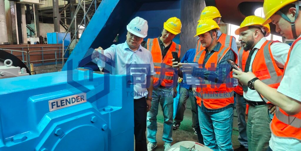 Be'ah management team check incineration rotary kiln hazardous waste tongli