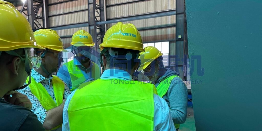 Remondis polska visit tongli for incineration rotary kiln inspection