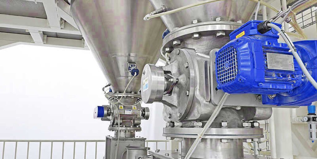 food-grade stainless steel rotary valve for pneumatic conveying