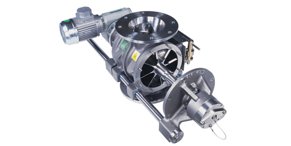 how to select rotary valve size for conveying powders