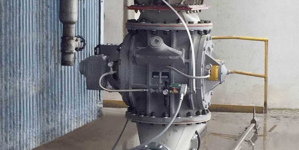 designing airlocks under cyclones using rotary valves