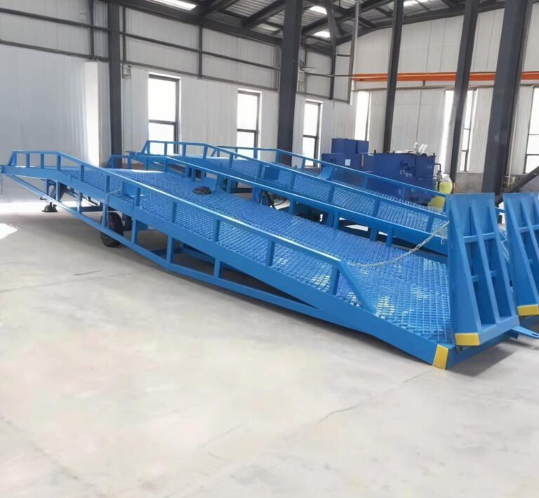movable container loading ramp 15t capacity