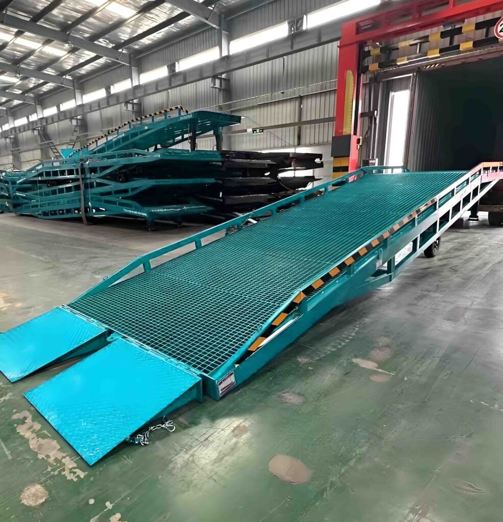 Mobile Dock Level Ramp Portable Dock Ramp Forklift Yard Ramp Logistics Loading Ramp