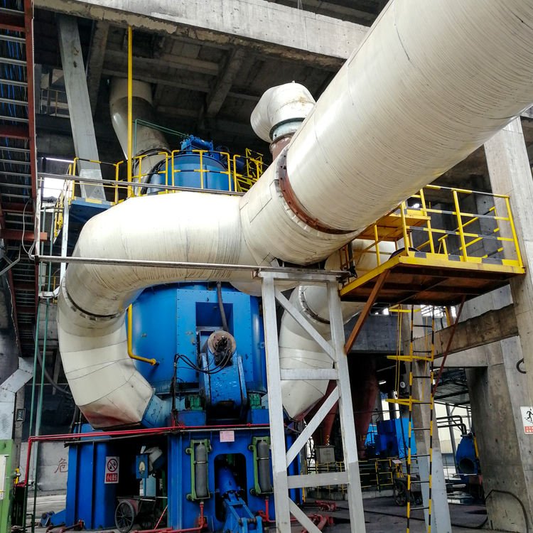 Moinho Vertical de Rolos para Calcário 50 t/h: Linha de Produção de Cimento