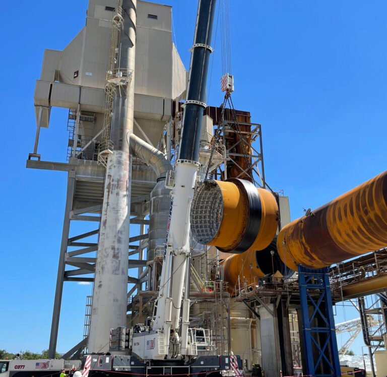 Direct-Fired Rotary Kiln Design and Structure installation in progress favicon