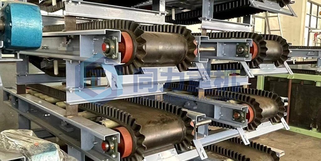 Standard Double Belt Scale weighing belt scale or weighing feeder High-Capacity BB Fertilizer Plant Images – 30–40 t/h Rotary Drum Line