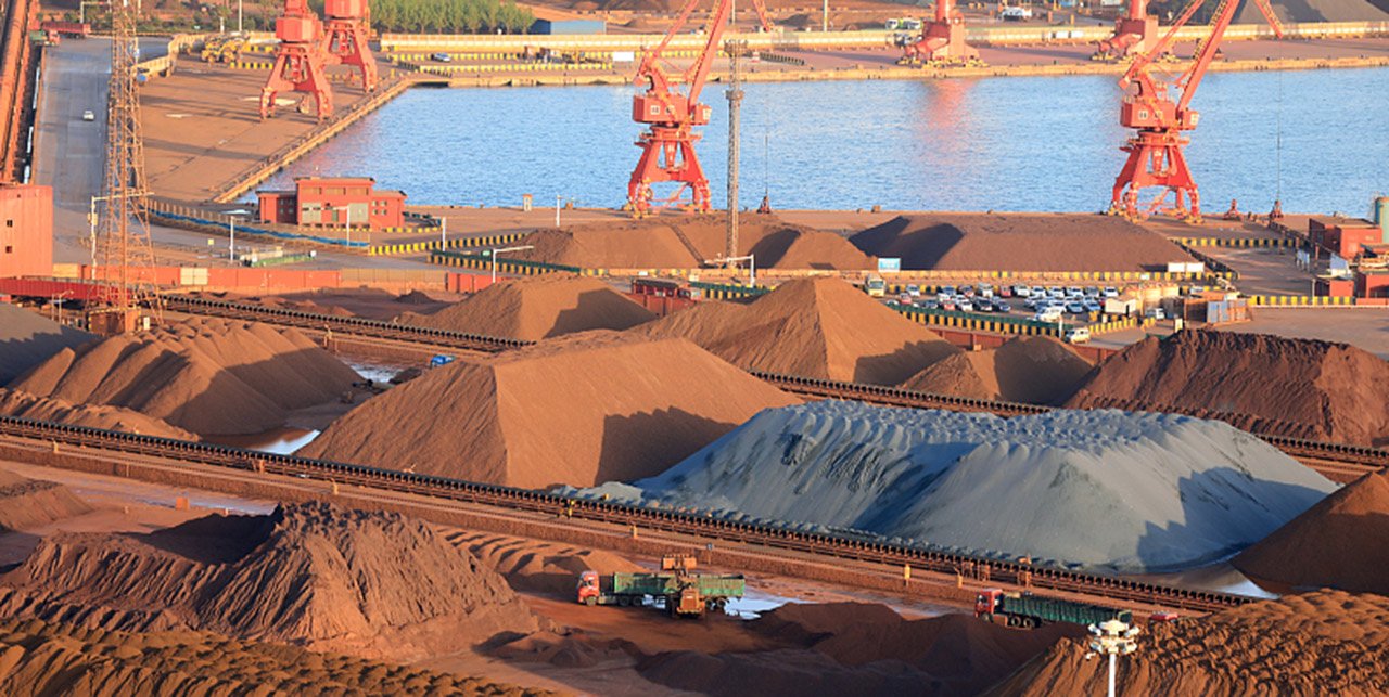 iron and iron ore at port australia