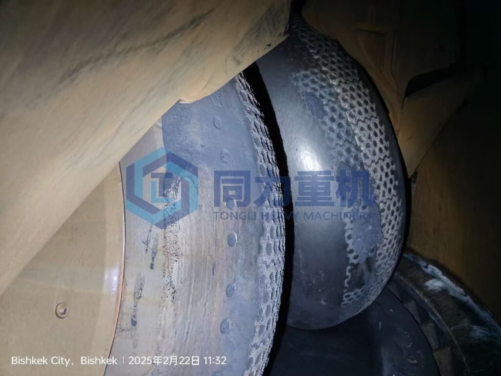 Contact Fatigue Spalling in High-Stress Zones Gebr. Pfeiffer MPS Series Vertical Roller Mill coal mill Tyre