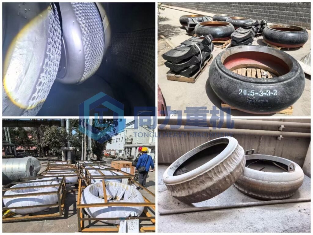 bowl-type grinding roller a conical or flat roller design replacement rebuild manufacturer supplier