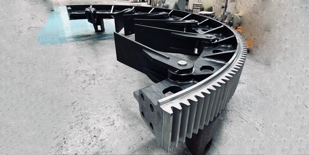 Keyed Connection Mount for ball mill girth gears: