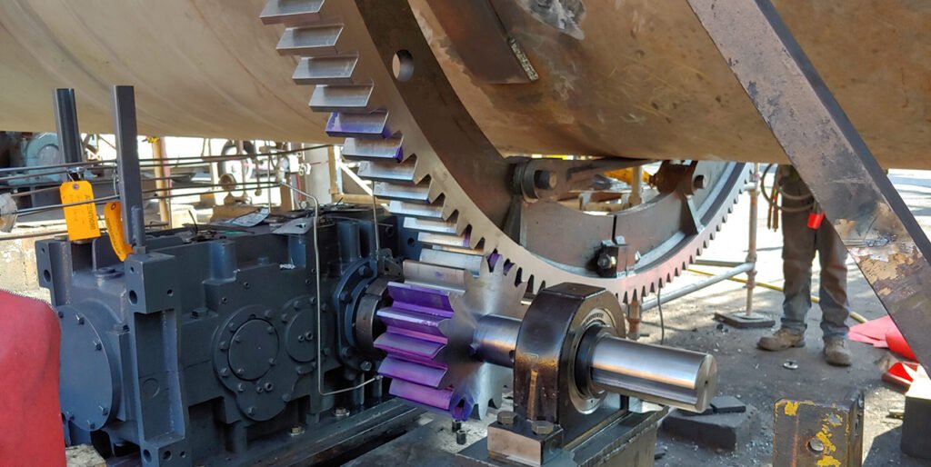 Working principle of girth gear meshing