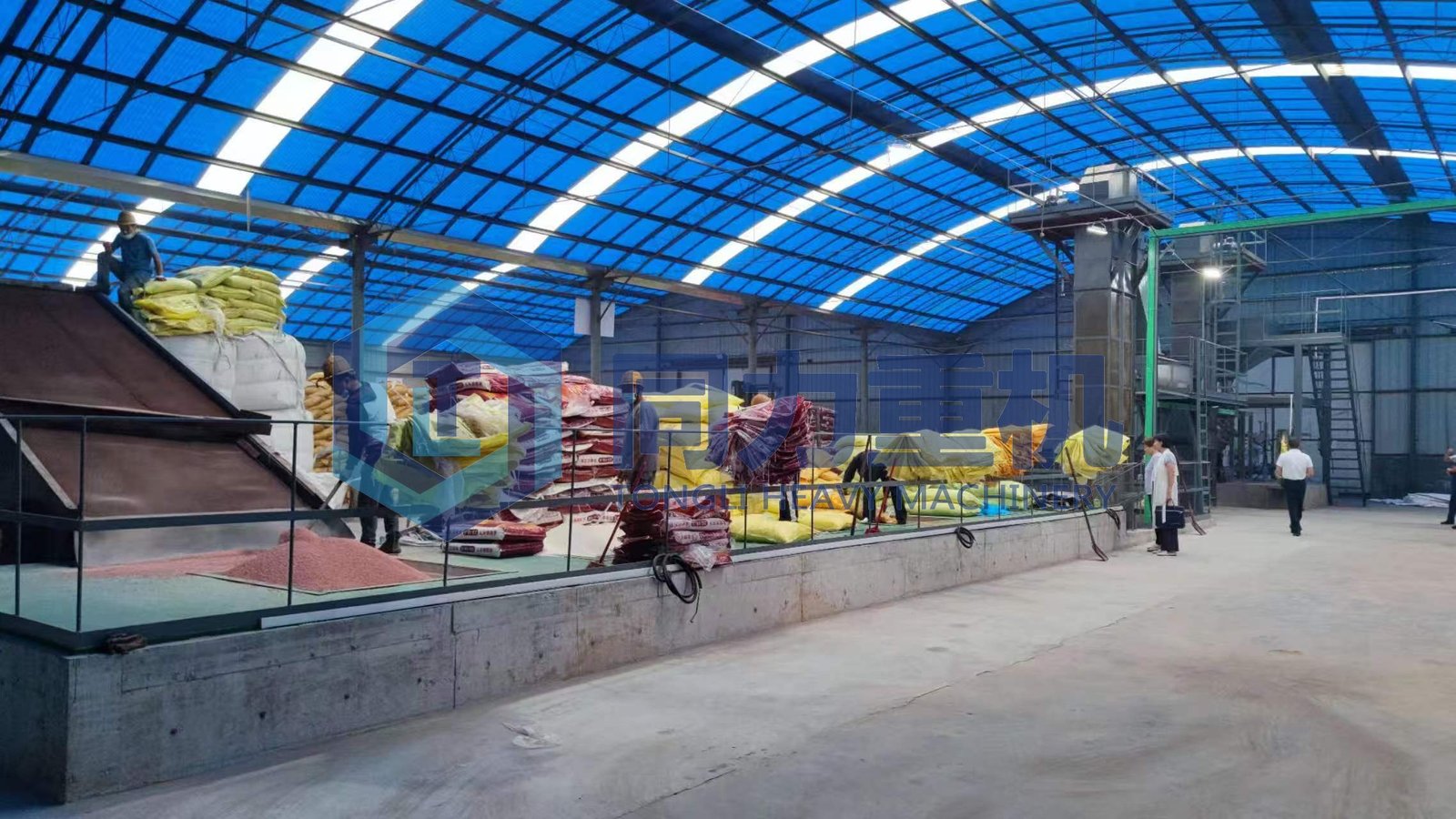 underground batching declining weight blending system