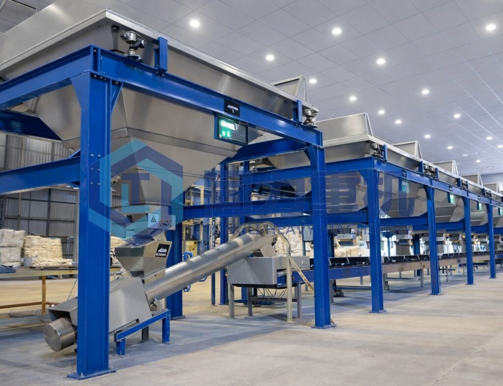 Tongli Declining Weight Blending System for Commercial Fertilizer Plants with Modular hopper design/add-on hopper capability