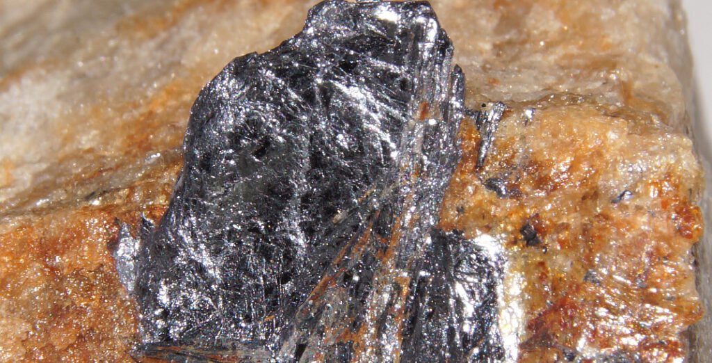 Molybdenum Ore Molybdenite (MoS2) Natural Mineral Image